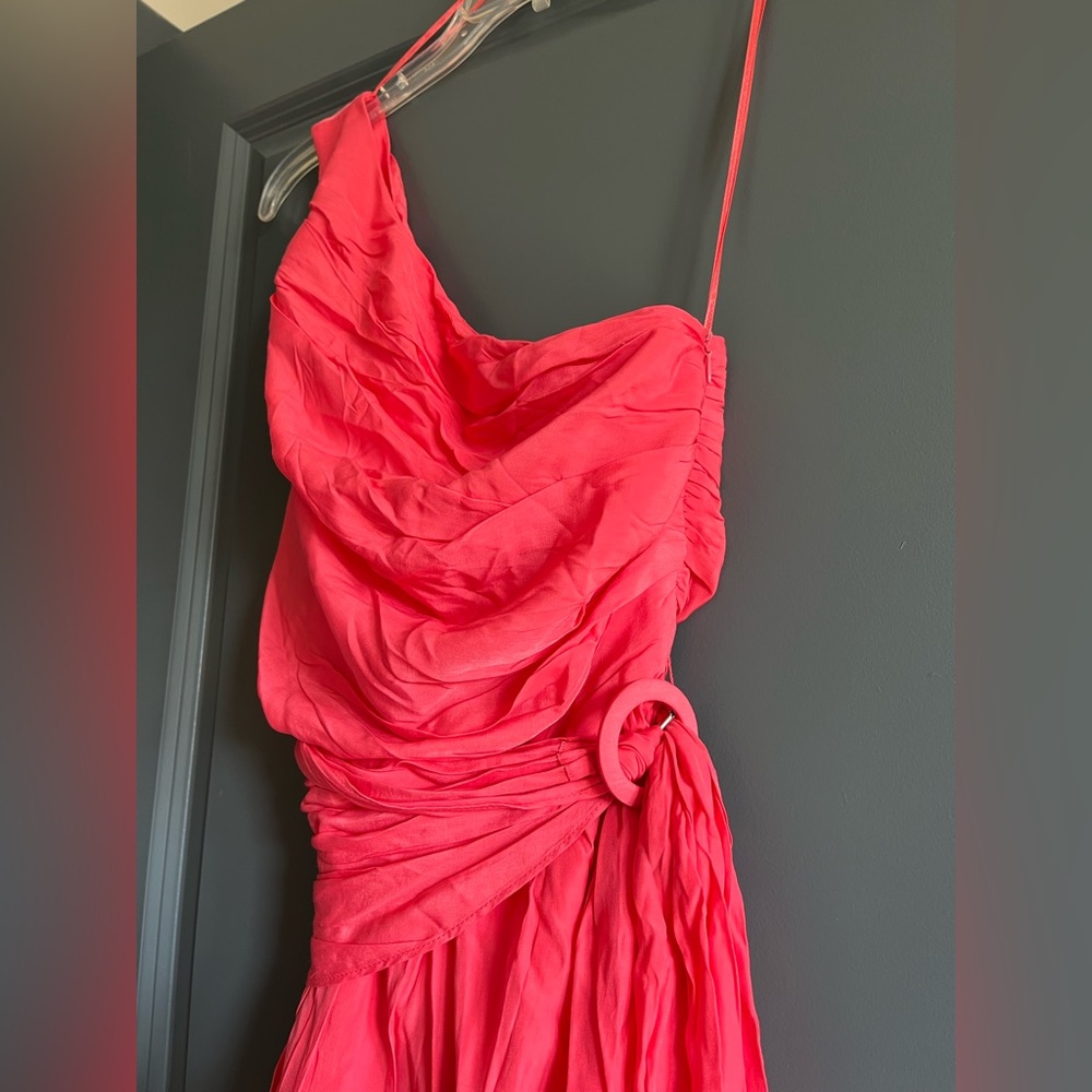 DO + BE pink one shoulder dress - Picture 2 of 9